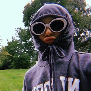 GREY PRIMARK HOODIE CROP TOP